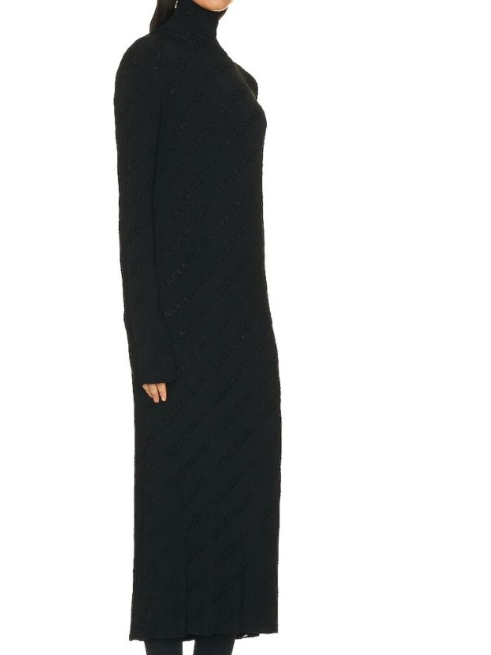 NWT Balenciaga Logo Destroyed Midi Dress - Picture 2 of 8
